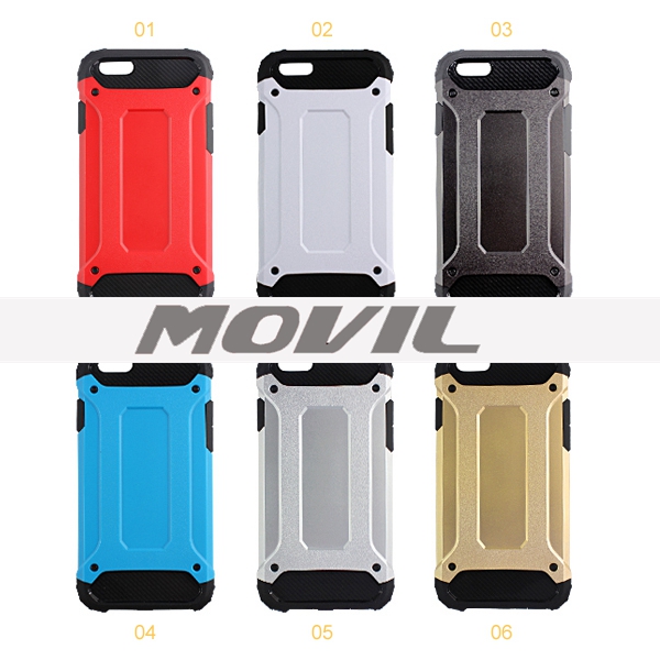 NP-2656 PC TPU Funda de armadura para el Apple iPhone 6s-1